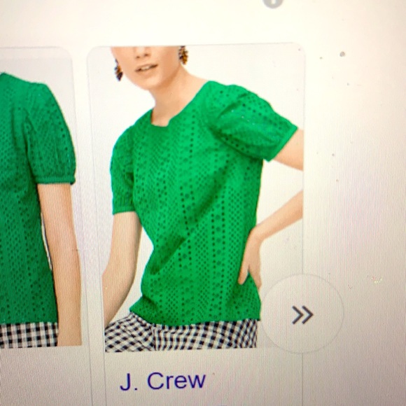 J Crew Green top - Picture 5 of 6